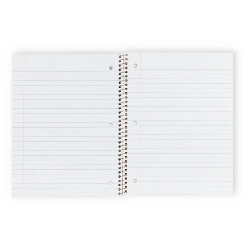 Love Shack Fancy Notebook Ibiza Sunset Ikat Rose Floral Wide Ruled Spiral School